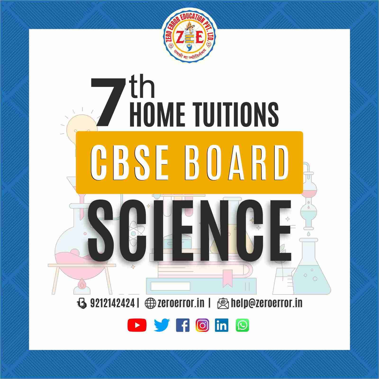 7th Grade CBSE Science Online Classes by Zero Error Education Prepare for your CBSE board exams with online and offline Science classes for 7th grade. Learn from experienced home tutors and get all the help you need to succeed. Enroll today at Zero Error Education. [https://zeroerror.in/] Call 9212142424 for more information.