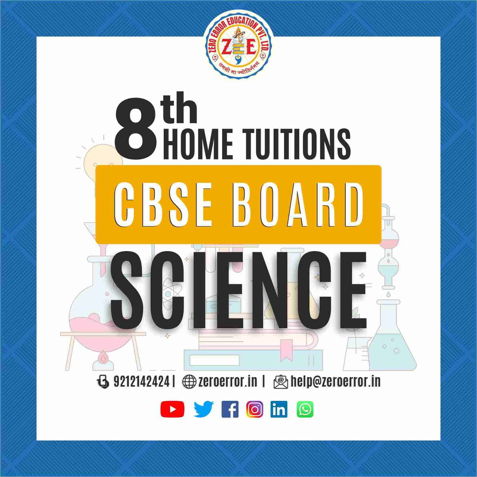 8th Grade CBSE Science Online Classes by Zero Error Education Prepare for your CBSE board exams with online and offline Science classes for 8th grade. Learn from experienced home tutors and get all the help you need to succeed. Enroll today at Zero Error Education. [https://zeroerror.in/] Call 9212142424 for more information.