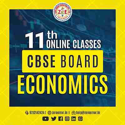 11th Economics Online Tuition