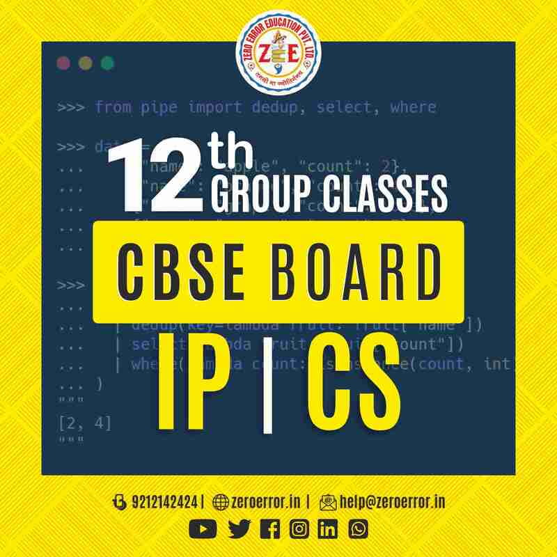 12th IP | CS Group Tuition