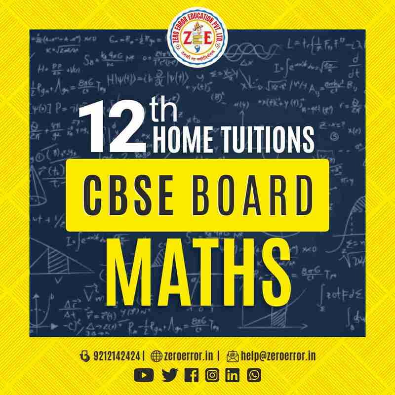 12th Maths Home Tuition