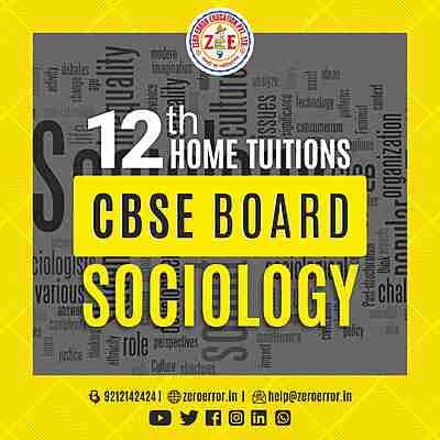 12th Sociology Home Tuition