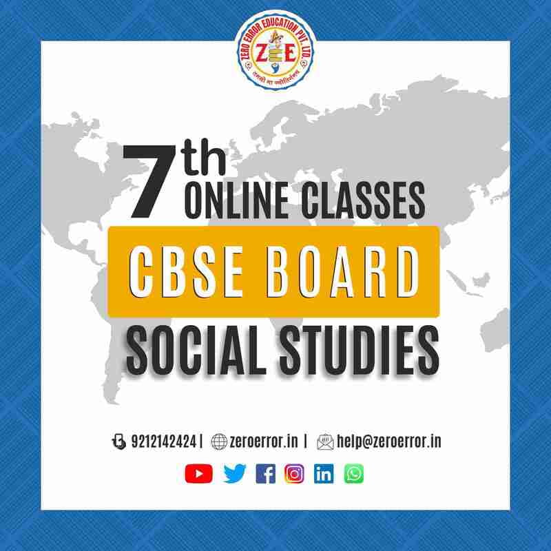 7th Social Sci Online Tuition