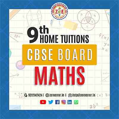 9th Maths Home Tuition