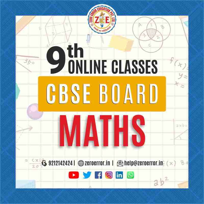 9th Maths online Tuition